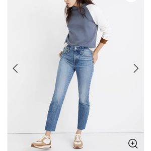 Madewell The Perfect Vintage Jean - Raw Hem